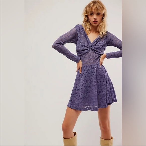NWOT Free People Lila Mini Dress - Picture 2 of 3